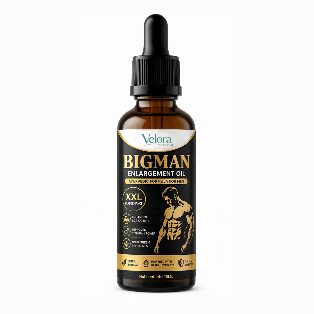 Bigman Enlargement Oil for Men | Herbal Men's Wellness Oil