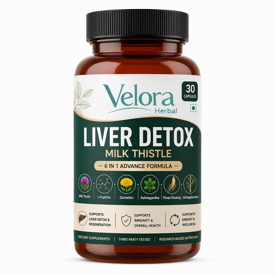 Liver Detox Milk Thistle Capsules | Liver Health & Wellness Support