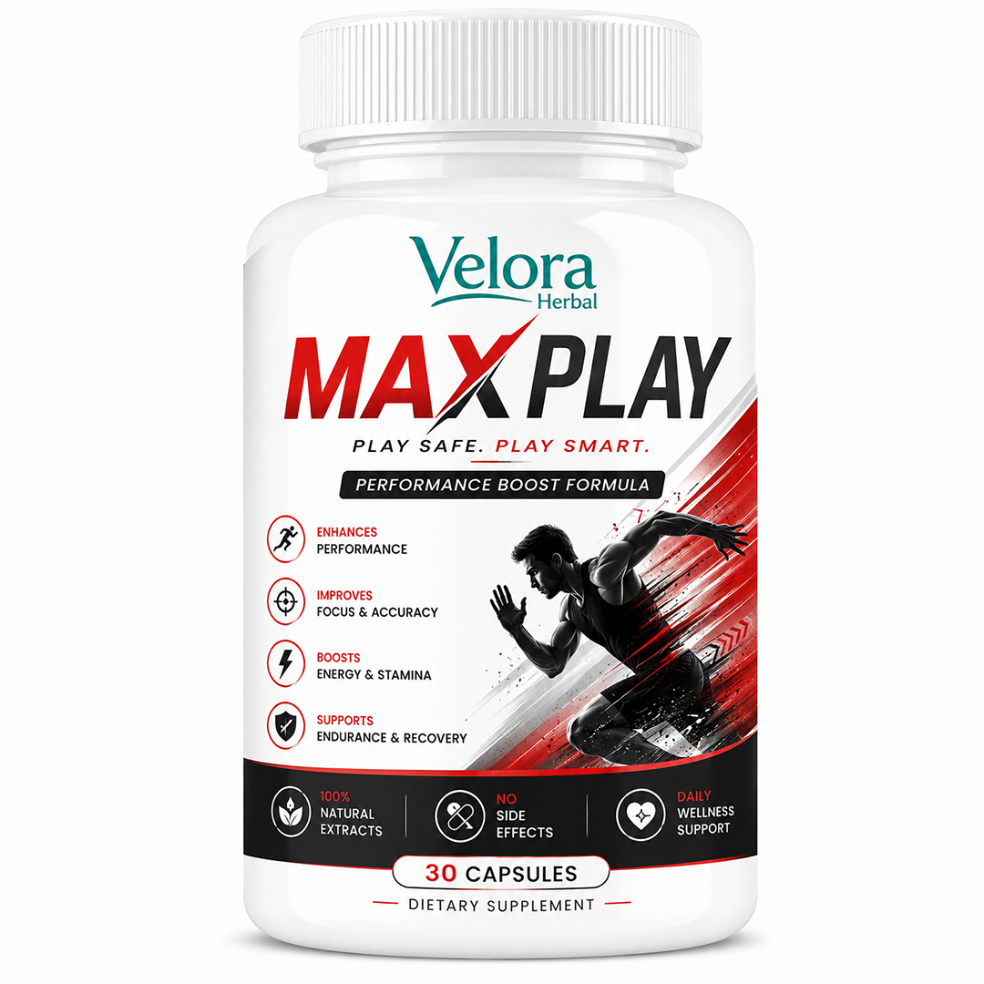 MaxPlay Herbal Performance Support Capsules | 60 Capsules